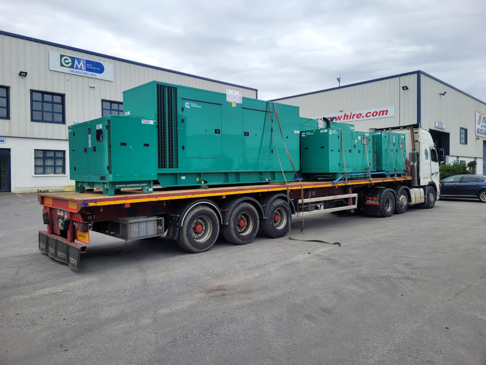Cummins Generators loaded for our customer MW HIRE